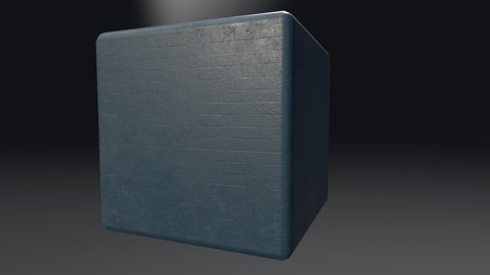 Brick Wall Material 3D Model