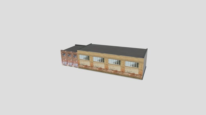 Kryvyi Rih Central Town Lyceum Gym 3D Model