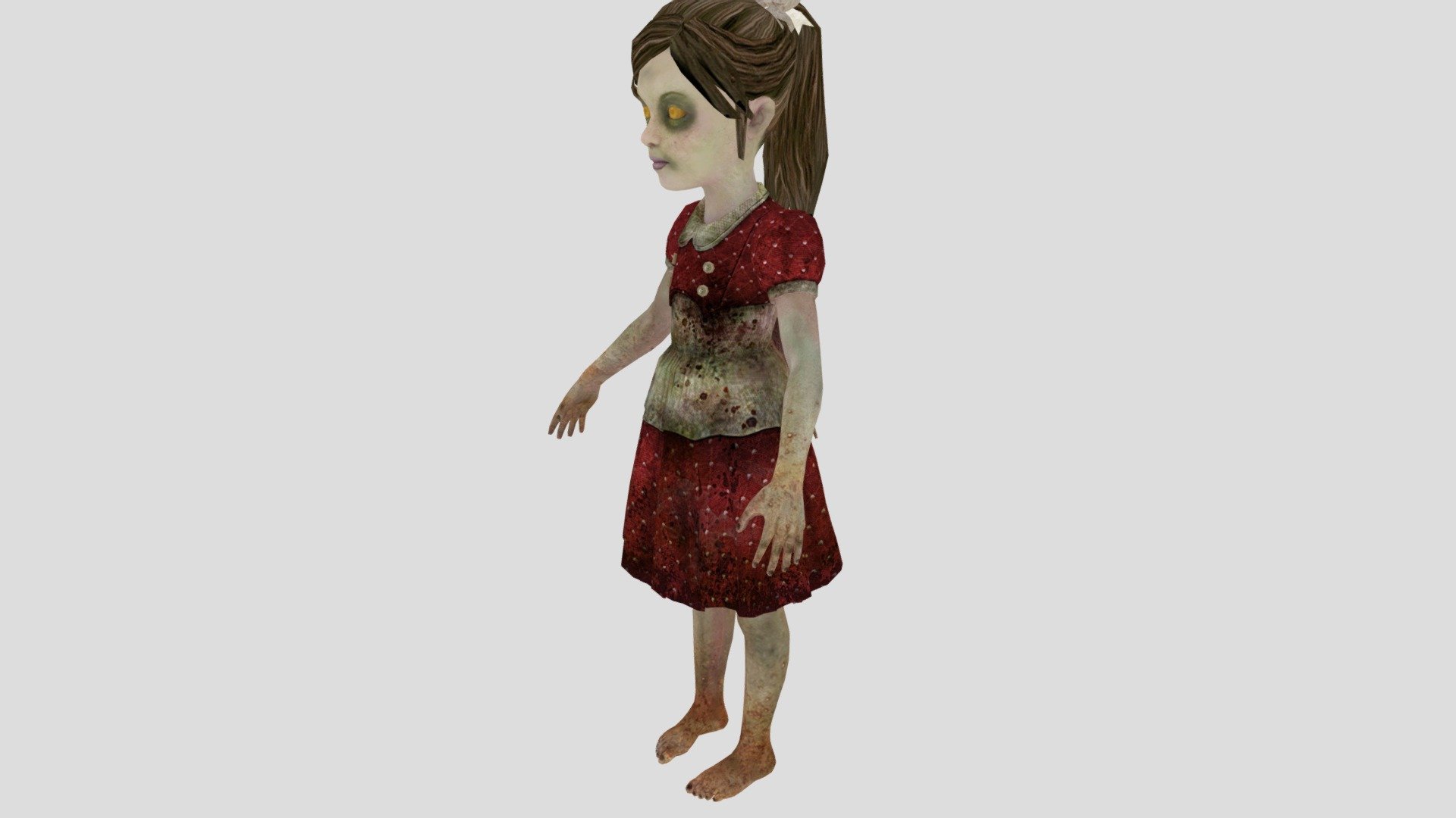 Red Little Sister - Download Free 3D model by Modbuff (@CGreature ...