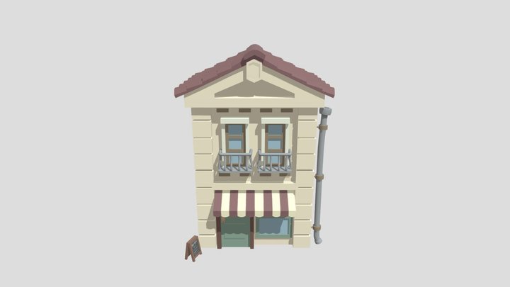 Coffee Shop 3D Model