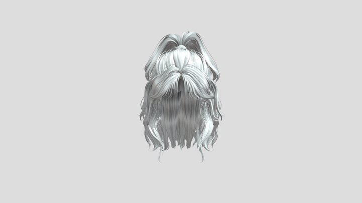 CN_F_Hair_97 3D Model