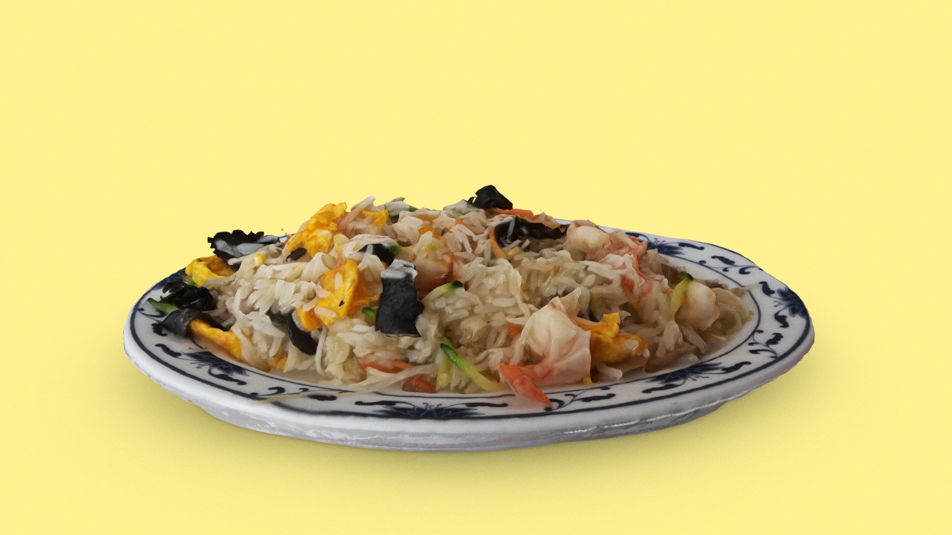 Scan of Chinese Food Rice - Food Photogrammetry