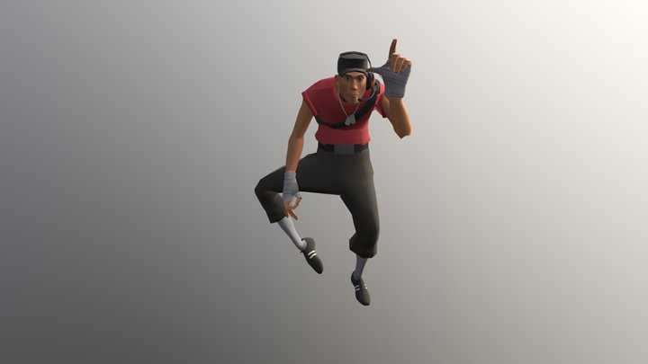 Scout giving Ligma 3D Model