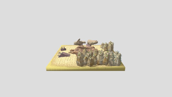 A place in some desert 3D Model