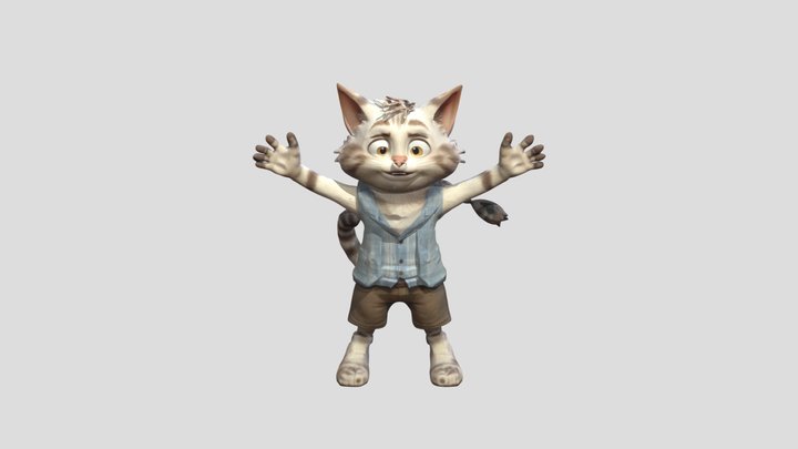 Cat adventure 3D Model
