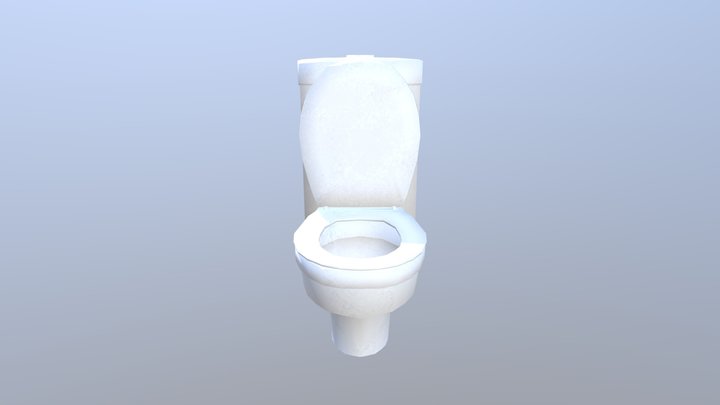 Toilet A 01 Export 3D Model