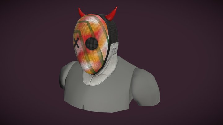 Misfit Fencing Mask Project 3D Model