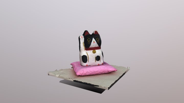 japanese lucky cat 3D Model