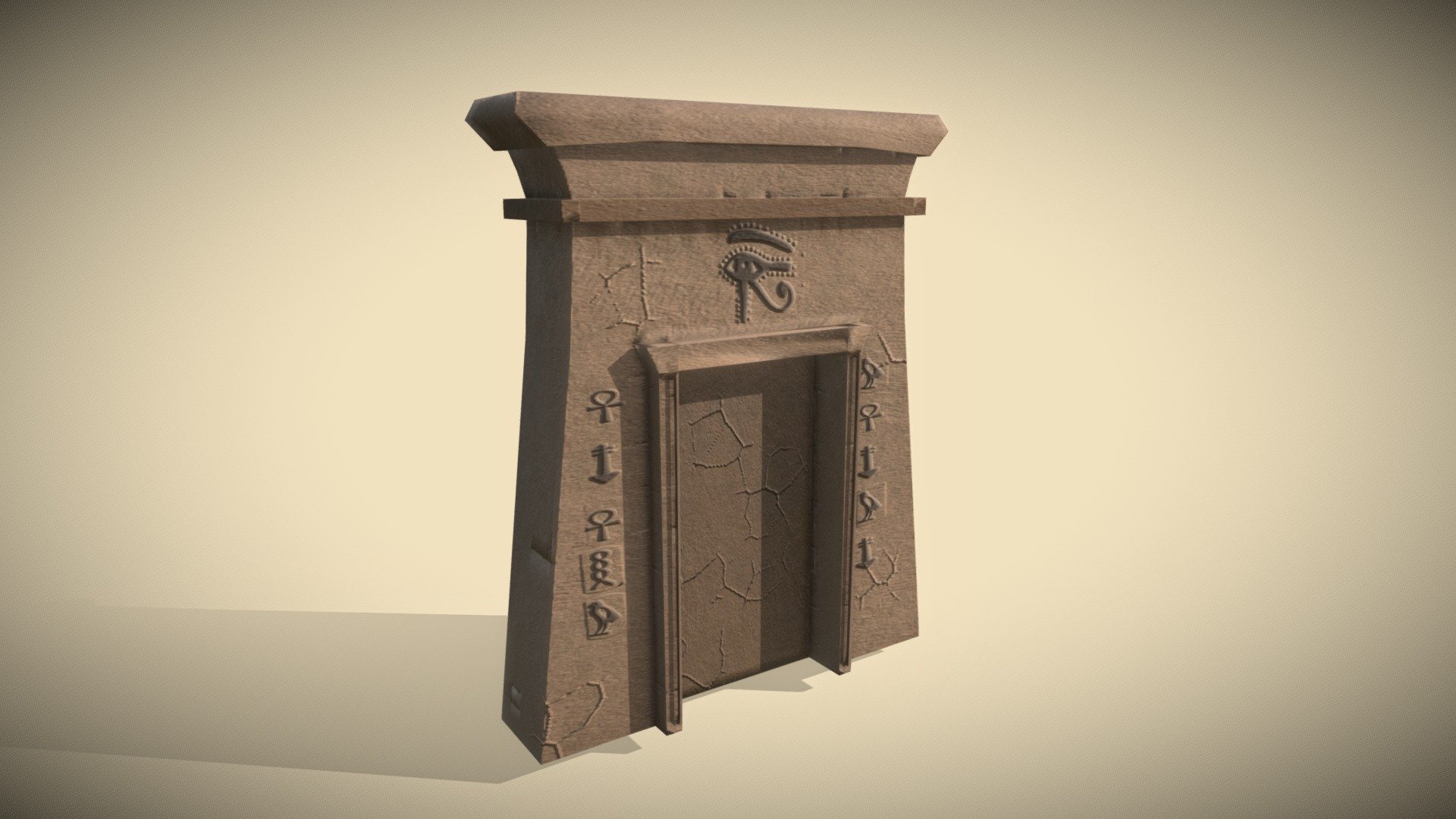 Fantasy egyptian gate