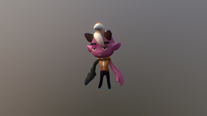 PC character for GWJ 81 3D Model