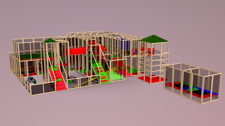 Playground - 180 m² 3D Model