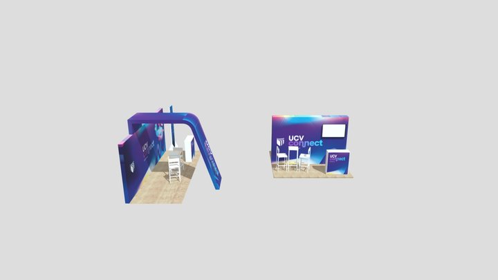 UCV CONNECT FERIA STAND 3D Model