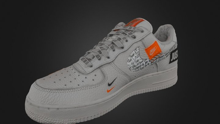 Nike Just Do It Sneaker Shoe 3D Model