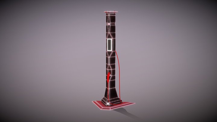 Charging Station Electric Vehicle 3D Model