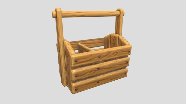 Stylized toolbox 3D Model