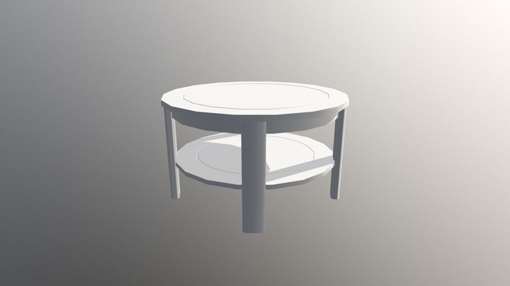 Round Table 3D Model