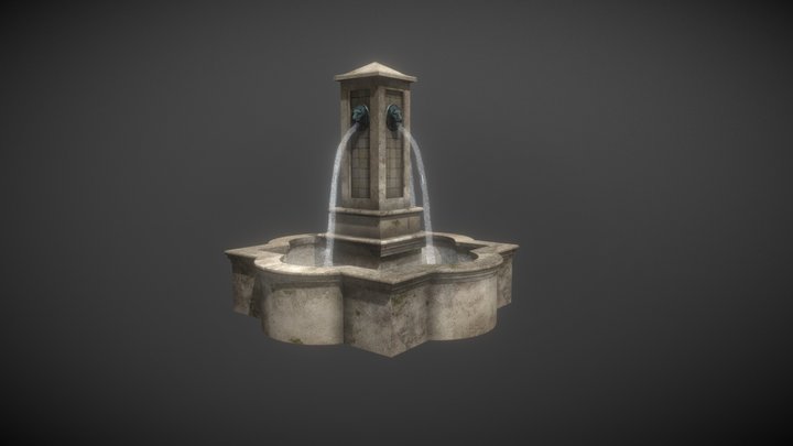 фонтан 3D Model