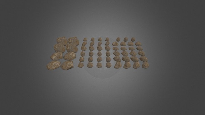 Rocks for college final project 3D Model