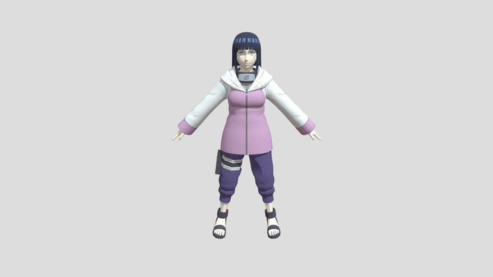 Hinata Hyuga 3D Model