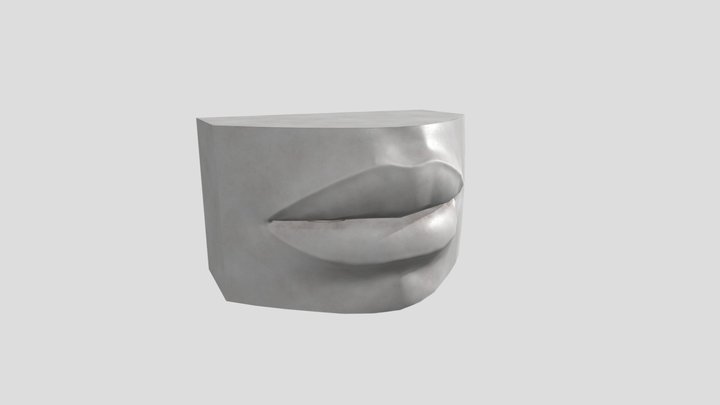 Mouth (plaster cast) 3D Model