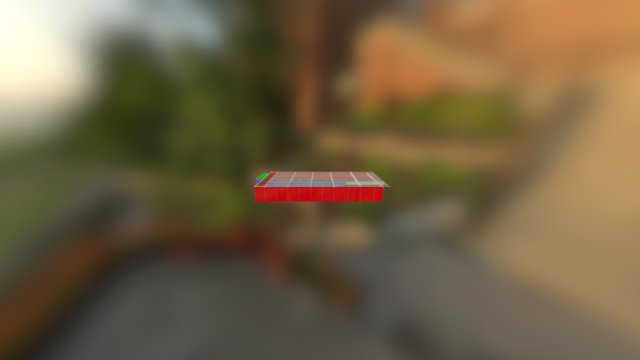 Charpente béton 3D Model
