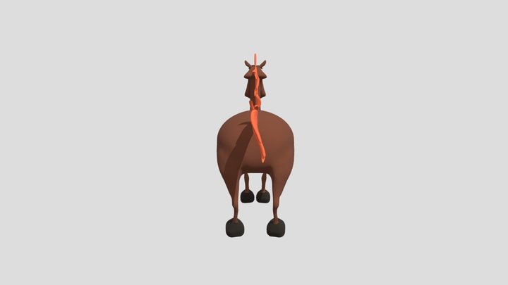 Конь Юлий 3D Model