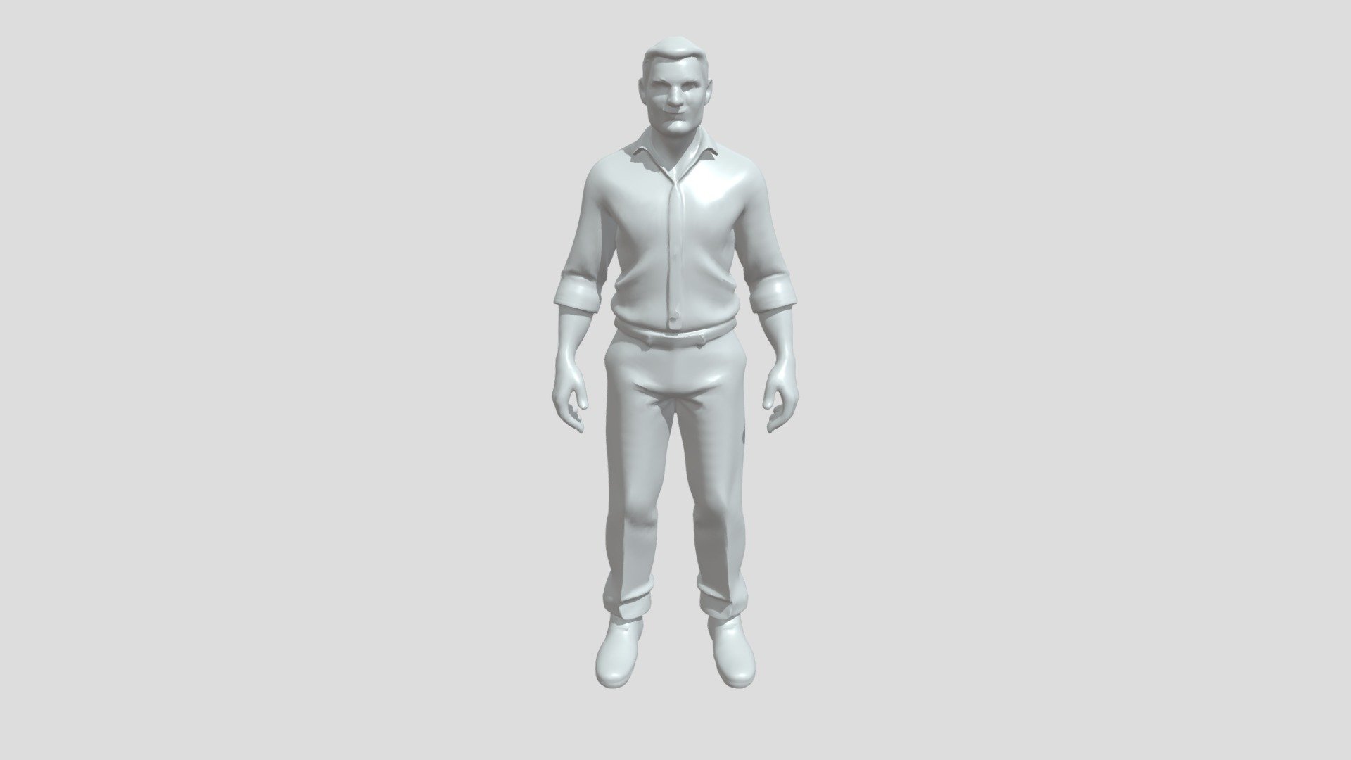 standing adult man - 3D model by OKAK67ANALABAY [9f65864] - Sketchfab