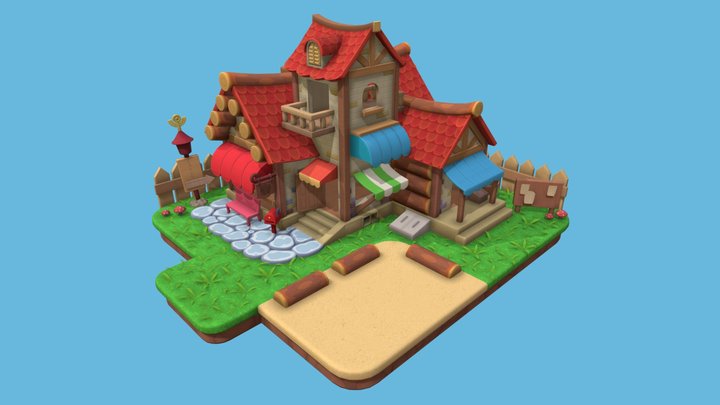 A Quiet Hollow 3D Model