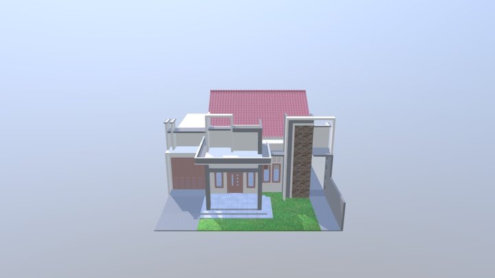 Rumah 3ds 3D Model