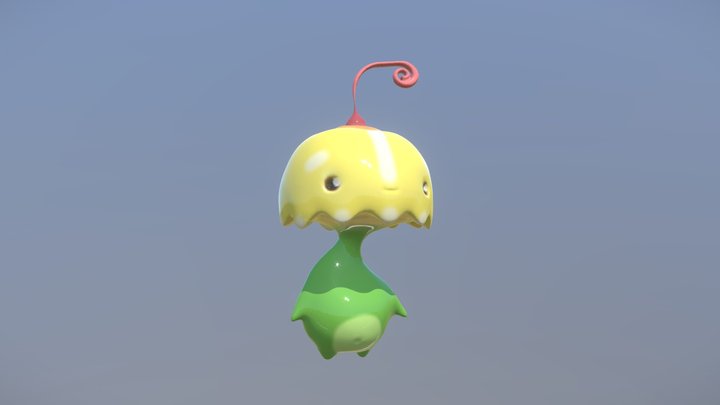 Pudding Alien 3D Model