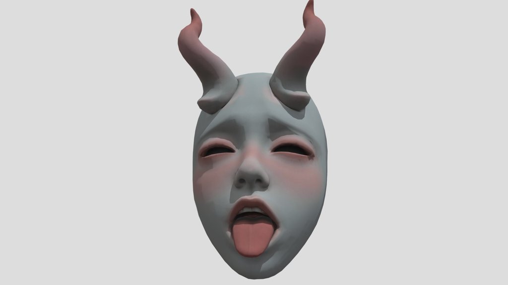 Temaki Mask (Horned Demon)