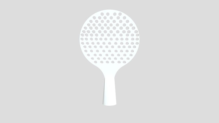 airless ping pong paddle 3D Model