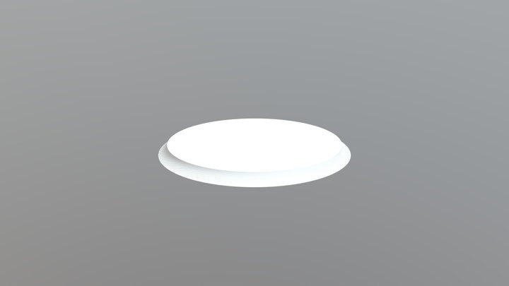 Sleek Minimalist Coaster with Textured Edge