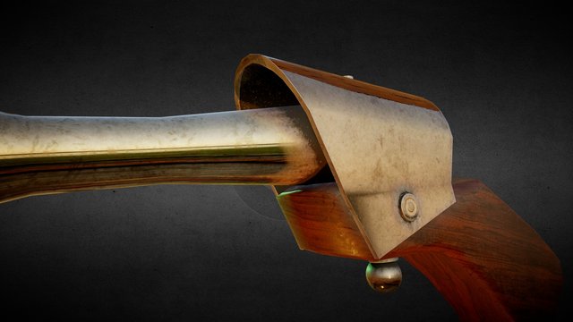 Tiny Concealable Boot Cannon 3D Model