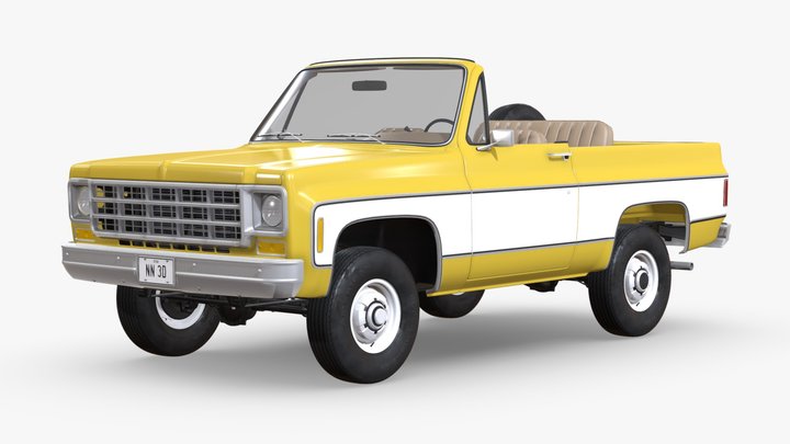 GENERIC CONVERTIBLE SUV 12 3D Model