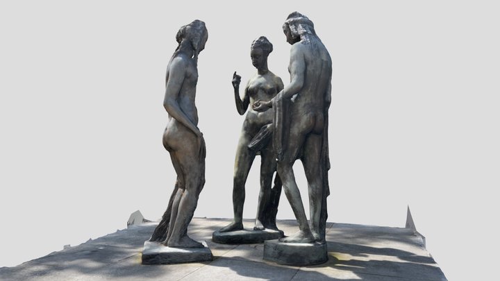 De drie gratieën 3D Model