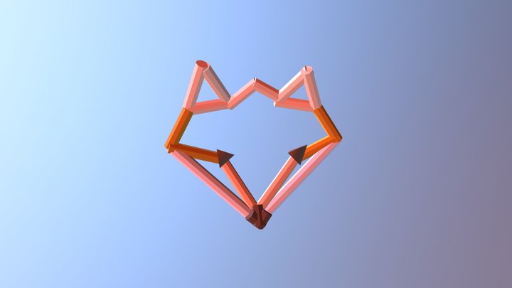 polygon fox 3D Model
