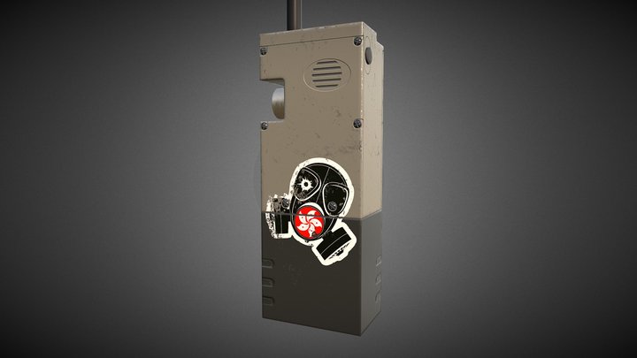Chinese Military Radio 3D Model