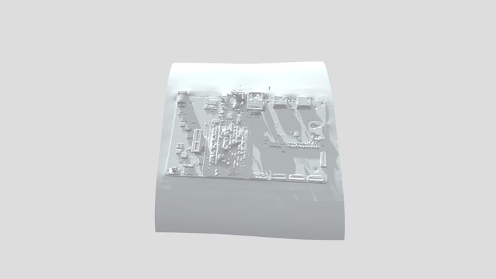 THREE_CM4_PCB_ No_ Spray 3D Model