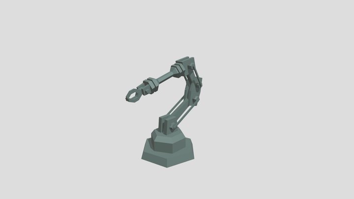 Robo Arm Anim Parkman 3D Model