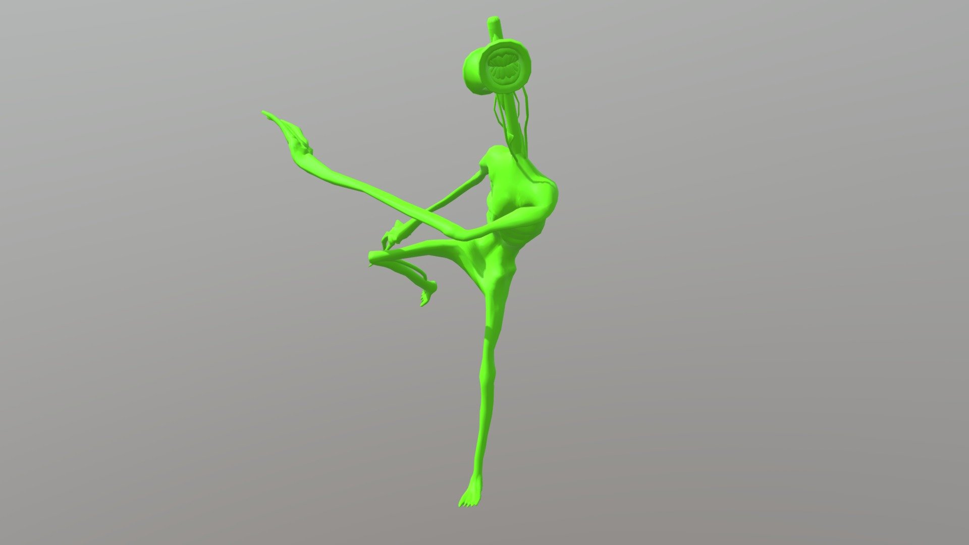Mma Kick (1) green siren head