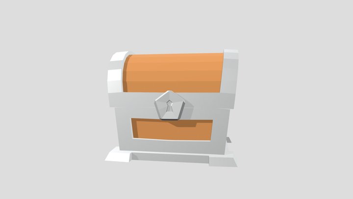 Low Poly Treasure Chest – Free 3D Model