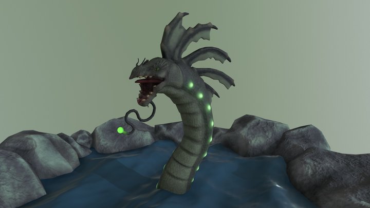 Green Hydra 3D Model
