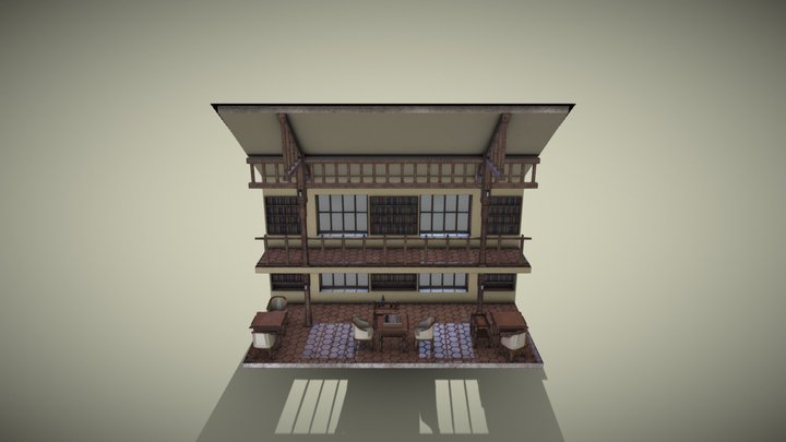 Libraries 3D Model