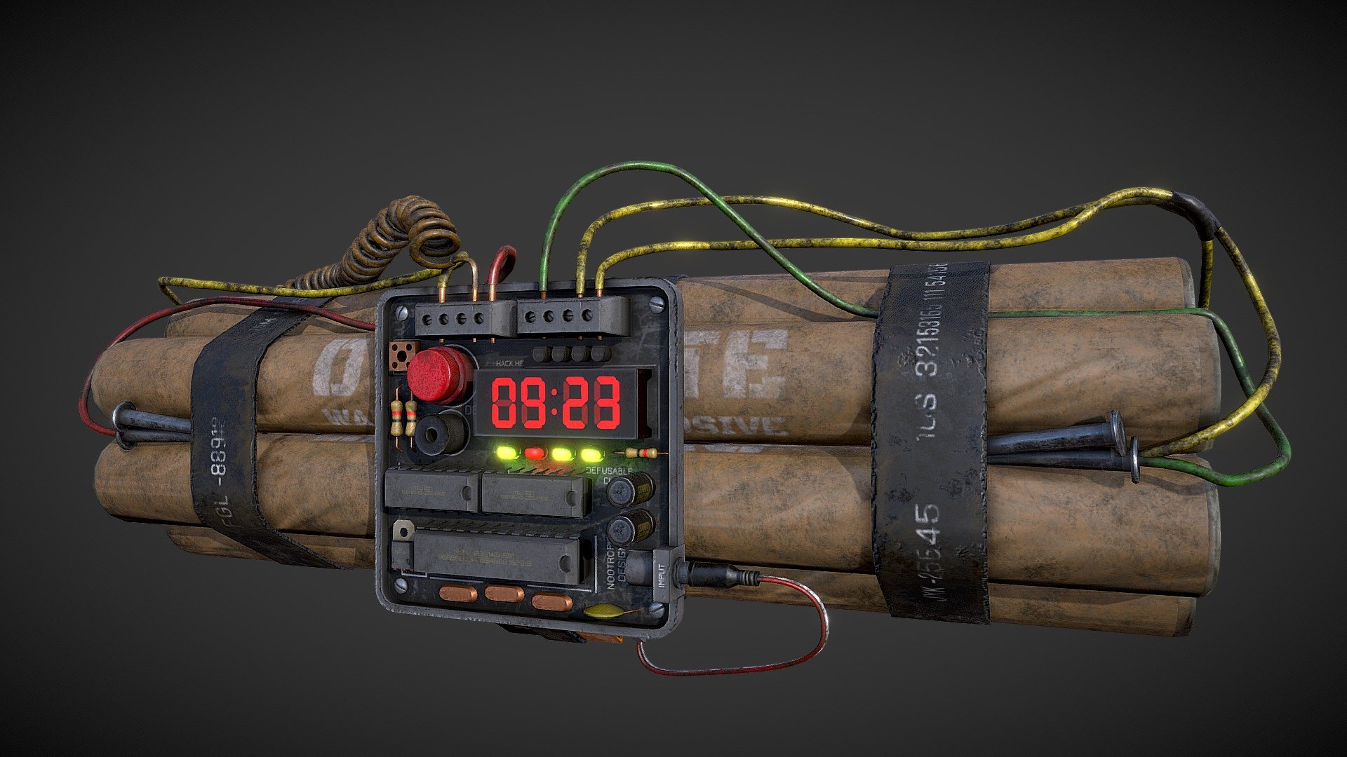 Time Bomb 1 3D model