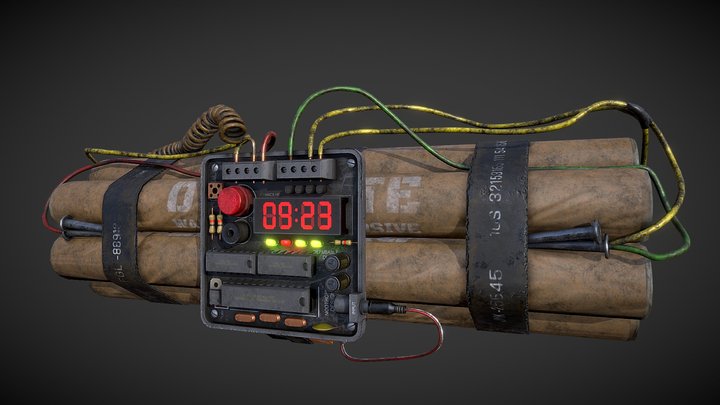 Time Bomb 3D Model