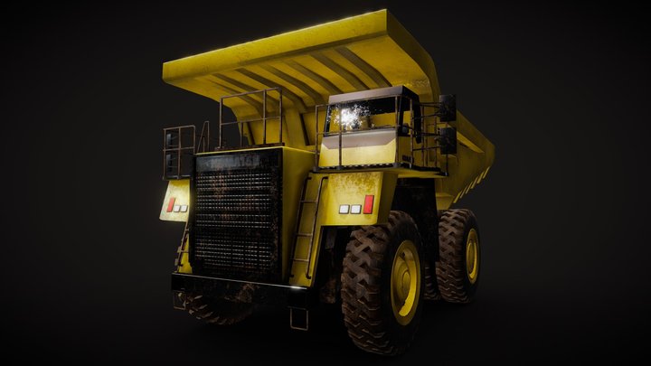 Komatsu HD785-7 Dump Truck – Modello 3D gratuito STL