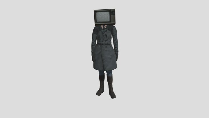 Tv woman 3D Model
