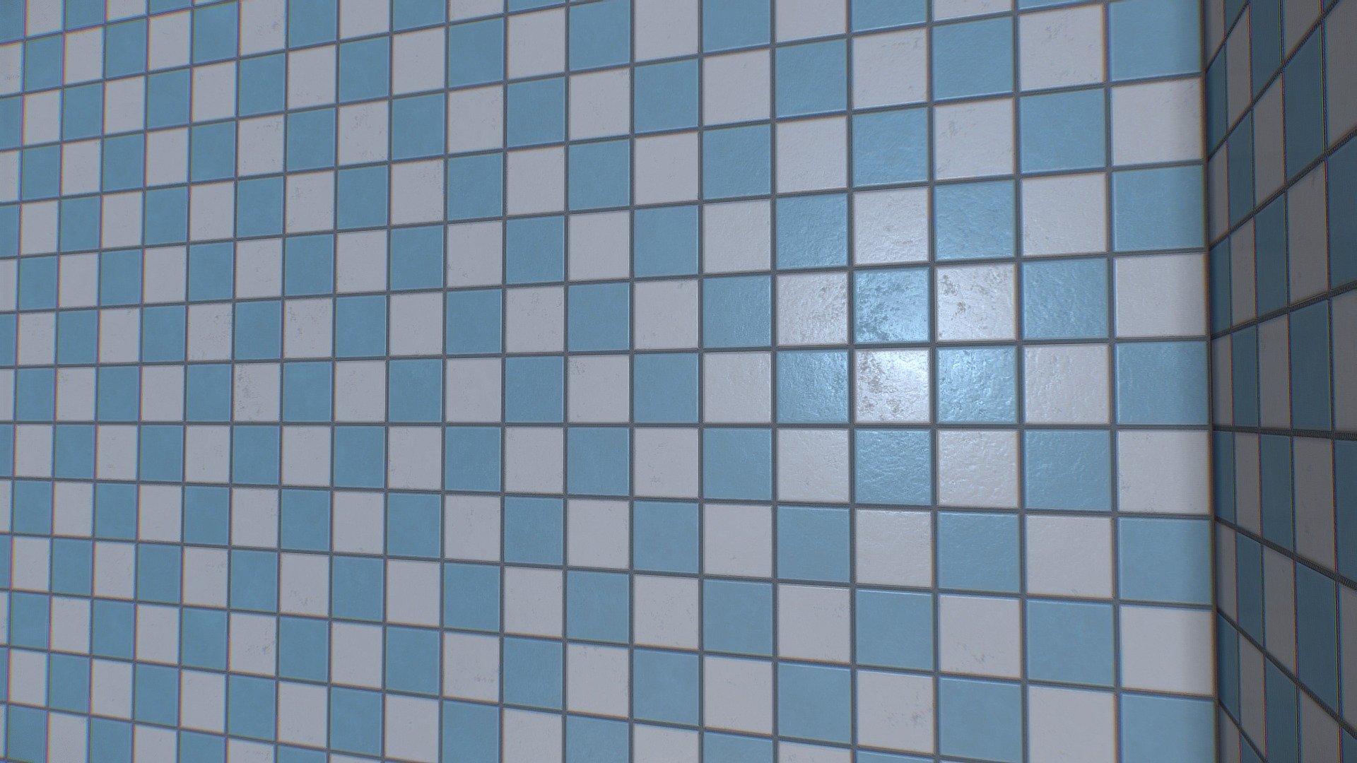 Seamless Wall Tiled Texture I — Sketchfab embed 3D viewer