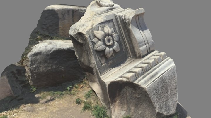 Temple of Vespasianus 3D Model